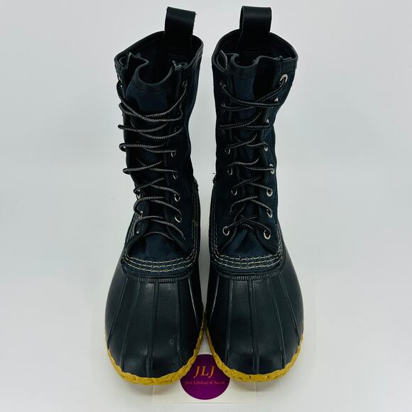 L.L. Bean Women's 10" Signature Waxed Canvas Maine Hunting Boots 270247 Size 6 - Picture 3 of 11